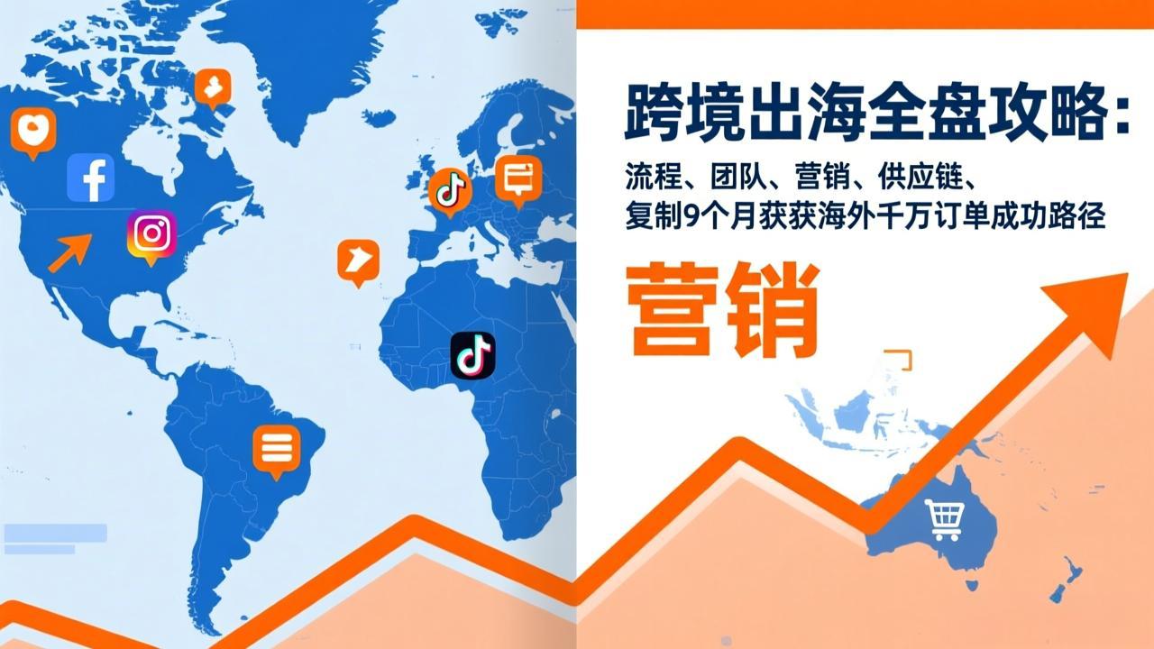 跨境出海全盘攻略:流程,团队,营销,供应链,复制9个月斩获海外千万订单成功路径-灵感工坊云网创